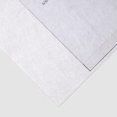 Omgekeerd Frans script voor Pet-behandelingen Tissuepapier (Detail)