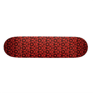 Omgekeerd pentagram skateboard