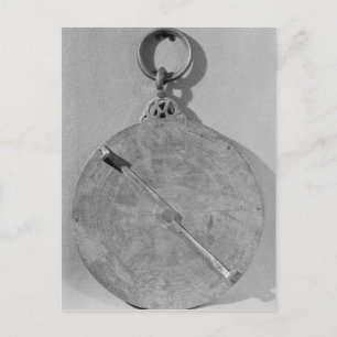 Omgekeerd van een Moorish astrolabe uit Cordoba Briefkaart