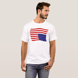 Omgekeerde Amerikaanse vlag Nood - Anti Trump T-shirt