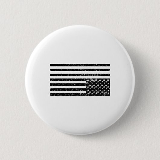 Omgekeerde Amerikaanse vlag Ronde Button 5,7 Cm (Voorkant)
