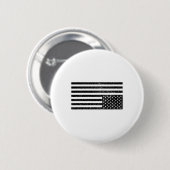 Omgekeerde Amerikaanse vlag Ronde Button 5,7 Cm (Voorkant /achterkant)