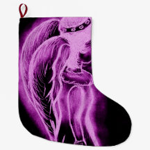 Omgekeerde Angel in zwart en roze