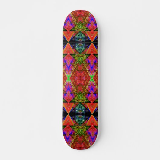 Omgekeerde driehoek prisma quilt 2 skateboard (Voorkant)