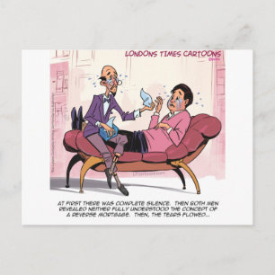 Omgekeerde hypotheektherapie Grappig Briefkaart