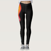 OMGEKEERDE ICONISCHE SUNBURST ELEKTRISCHE GITAAR LEGGINGS (Voorkant)