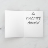 Omgekeerde joodse Moederdag-Kaart Kaart (Binnen)