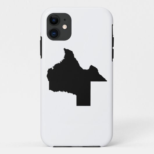 Omgekeerde kaart van Texas Case-Mate iPhone Case (Achterkant)