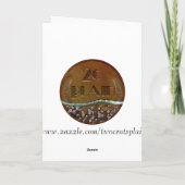 Omgekeerde Moederdag-Kaart Kaart (Achterkant)