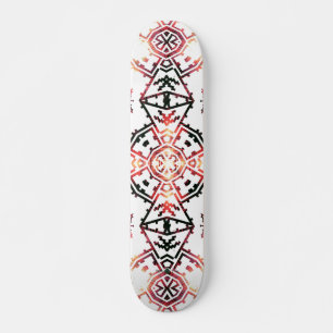 Omgekeerde mozaïek geluidsgolf kruis skateboard