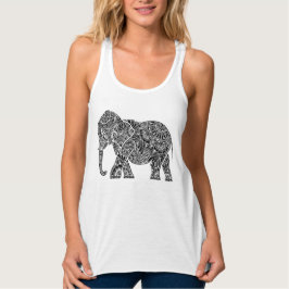 Omgekeerde olifant tanktop