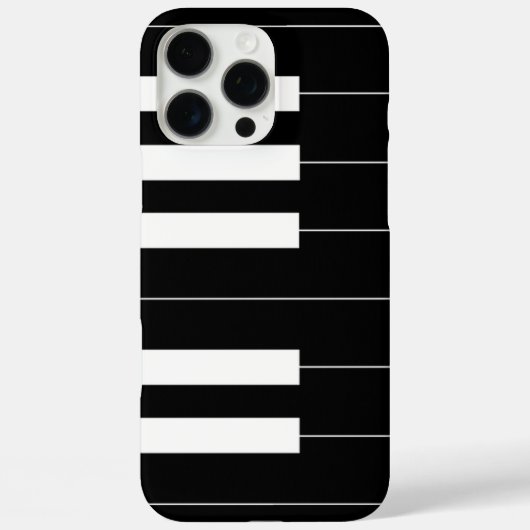 Omgekeerde pianotoetsen Case-Mate iPhone case (Achterkant)