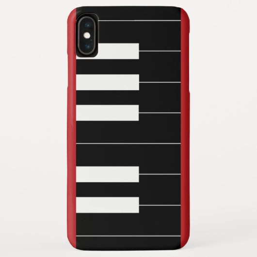 Omgekeerde pianotoetsen Case-Mate iPhone case (Achterkant)