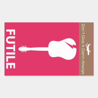 Omgekeerde psychologie fragiele Sticker