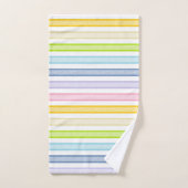 Omgekeerde regenboog bad handdoek (Handdoek)