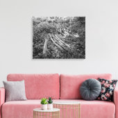 Omgekeerde structuur canvas afdruk (Insitu (Woonkamer))