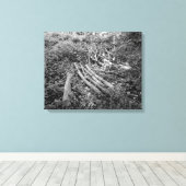 Omgekeerde structuur canvas afdruk (Insitu (Houten vloer))