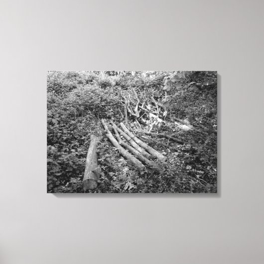 Omgekeerde structuur canvas afdruk (Voorkant)