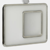 Omgekeerde versiering verzilverd kader ornament (Rechts)