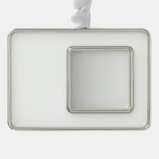 Omgekeerde versiering verzilverd kader ornament (Voorkant)