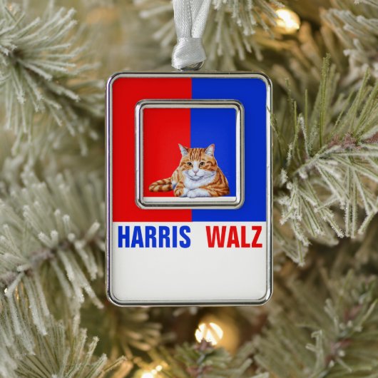 Omgekeerde versiering verzilverd kader ornament (Boom)