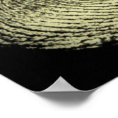 Omgekeerde vingerafdruk poster (Hoek)