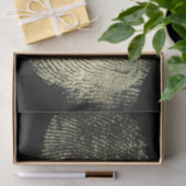 Omgekeerde vingerafdruk tissuepapier (Geschenk)