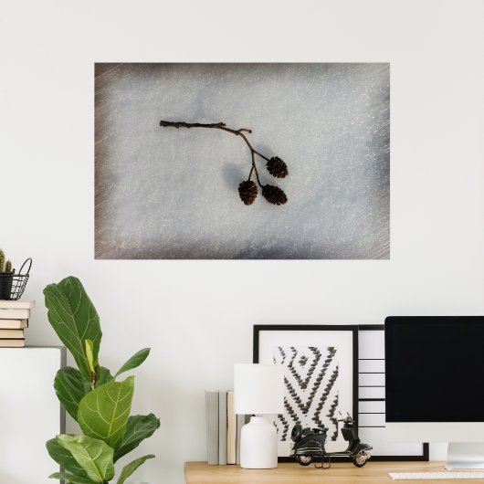 omgevallen twijg poster (Thuiskantoor)