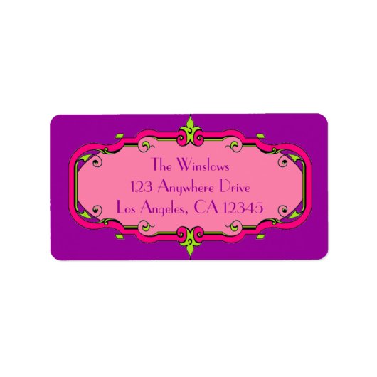  omgeven etiket (Voorkant)