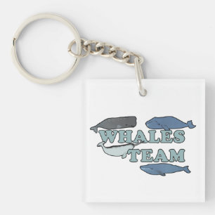 Omgevingswalvis walvis walvis sleutelhanger