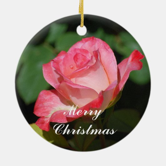 Omgrootmoeder Rood en Geel en Roze Roses Ornament (Achterkant)