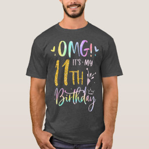 OMG's 11-jarige meisjes 11 jaar T-shirt