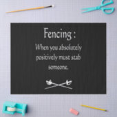 Omheinen wanneer je absoluut positief moet staan tissuepapier (Craft)