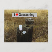 Omheining advertentie verbergen: Geocaching Briefkaart (Voorkant)