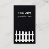 Omheining Bouwen & Repareren Visitekaartje (Voorkant)