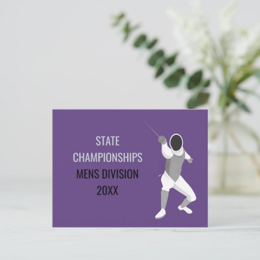 Omheining Briefkaart (Staand voorkant)