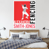 Omheining Canvas Afdruk (Insitu (Slaapkamer))