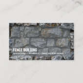 Omheining Custom QR Visitekaartje (Voorkant)