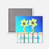 Omheining en Bloemen Vriendelijkheid Is Belangrijk Magneet (Voorkant / Achterkant)