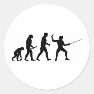 Omheining Evolution Ronde Sticker