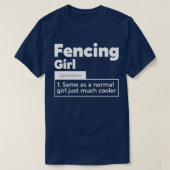 Omheining Girl1 T-shirt (Design voorkant)