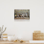 Omheining: Jerry's bewondering voor Tom in een 'As Poster (Keuken)