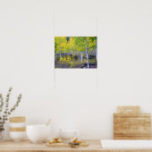Omheining met Aspens Poster (Keuken)