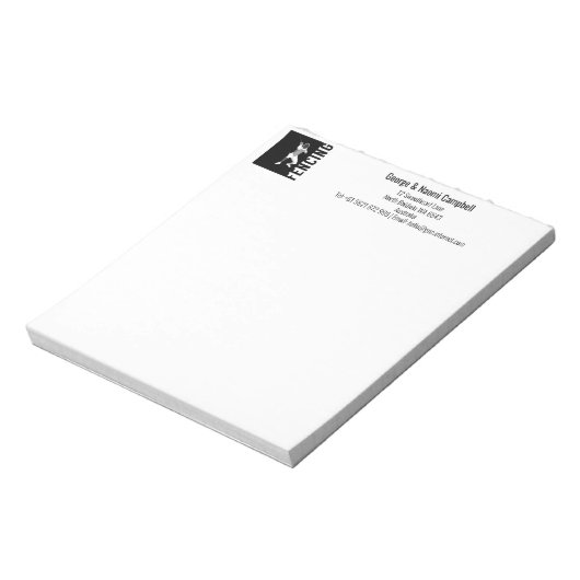 Omheining Notitieblok (Gedraaid)