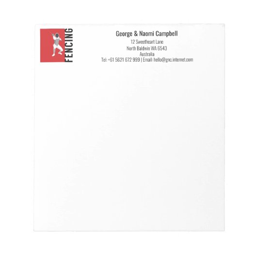 Omheining Notitieblok (Voorkant)