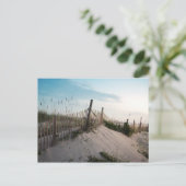 Omheining op het Strand van de Mirte Briefkaart (Staand voorkant)