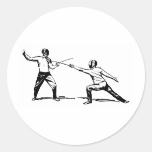 Omheining Ronde Sticker