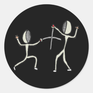 Omheining Ronde Sticker
