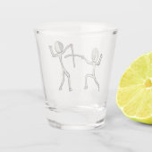 Omheining Shot Glas (Achterkant)