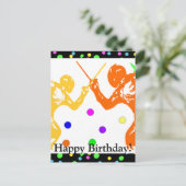 Omheining Sport Briefkaart (Staand voorkant)